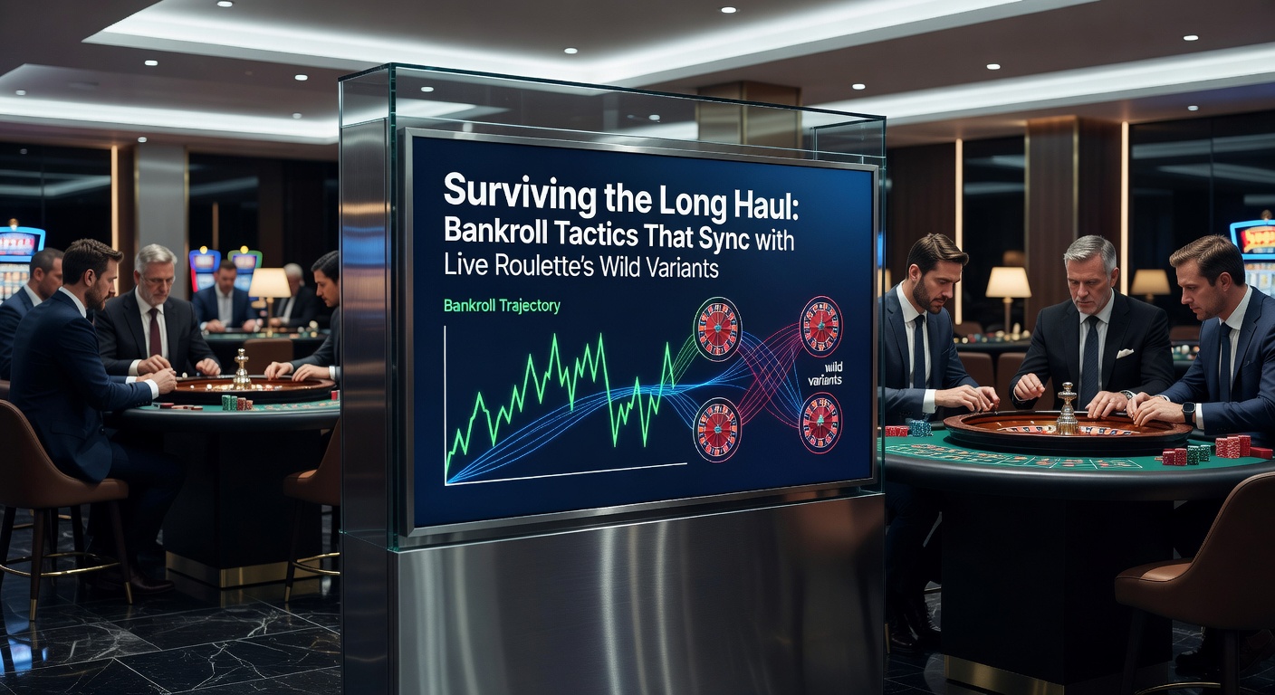 Detaillierte Infografik zu Bankroll-Kurven in Lightning Roulette, mit Beispielen für Gewinn- und Verlustphasen